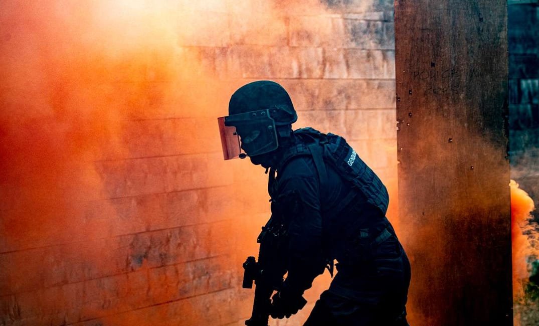 Illustration : Peloton spécialisé de protection de la Gendarmerie (PSPG)