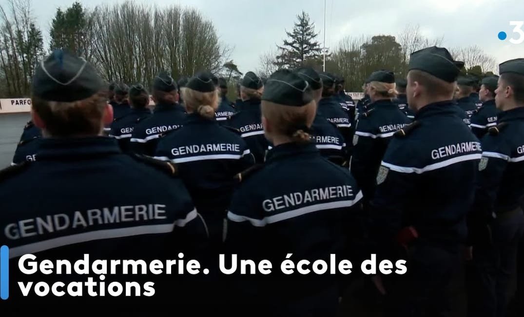 Illustration : Reportage sur l'école de gendarmerie de Chateaulin