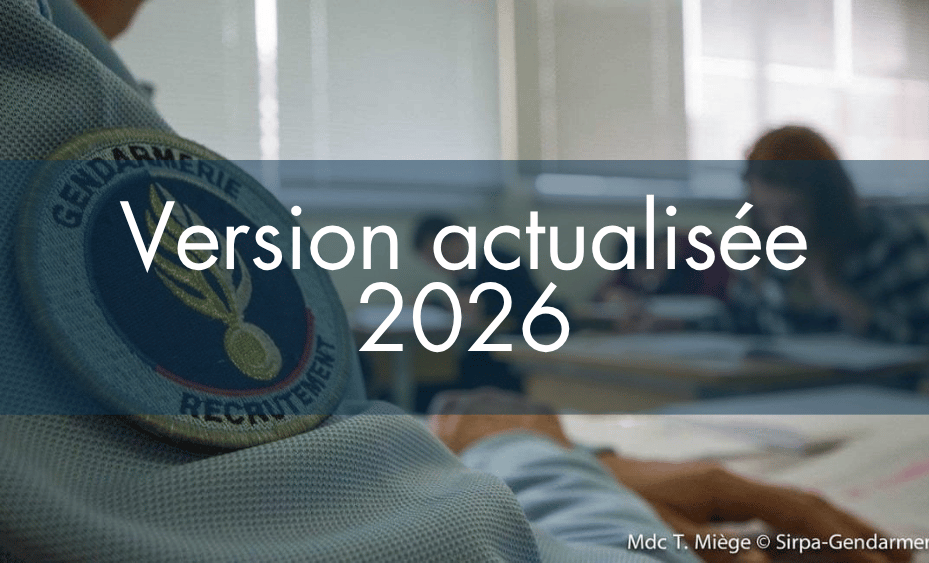 Les épreuves pour devenir Gendarme Adjoint Volontaire (GAV) en 2026